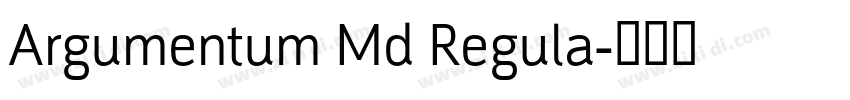 Argumentum Md Regula字体转换